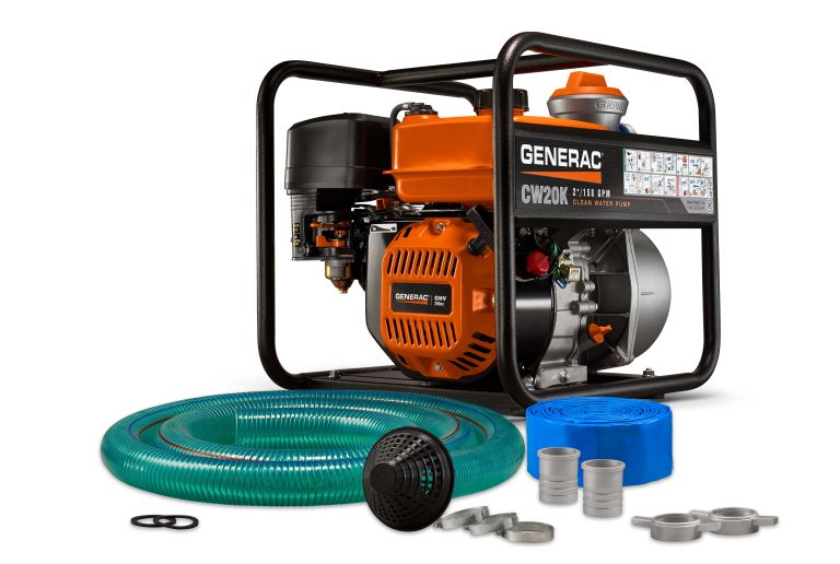 2" Clean Water Pump with Hose Kit