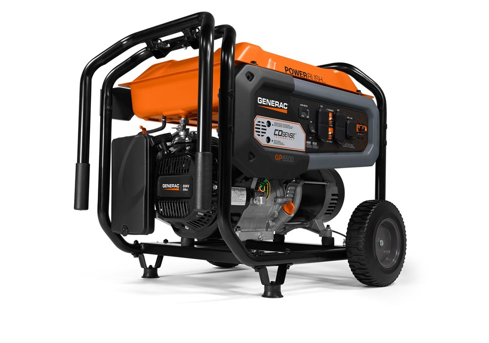 Portable Generator, 6500 | Pull Start with Cord | 49ST